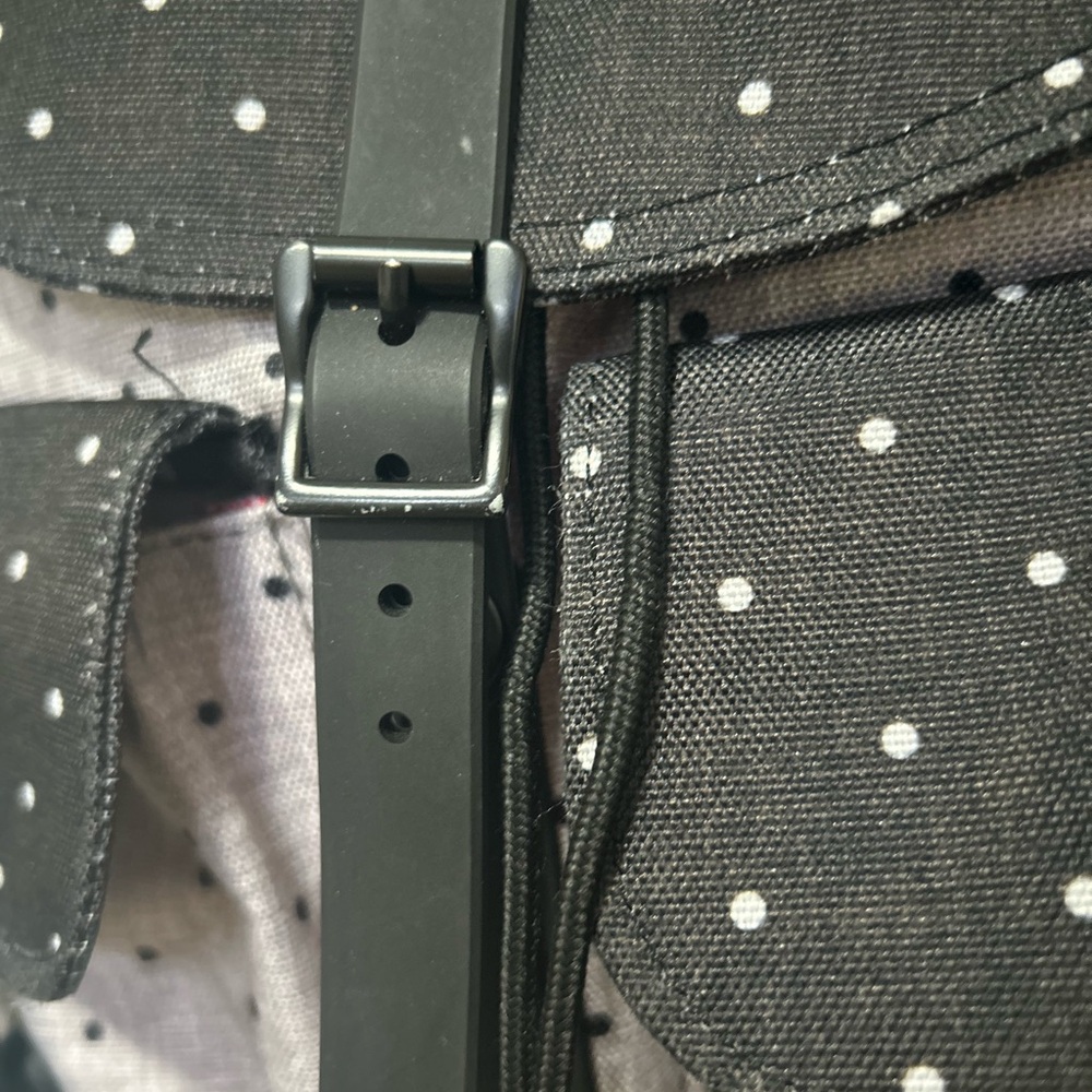 Herschel Supply Company Dawson Black and Gray Backpack with Polka Dots - Picture 4 of 9
